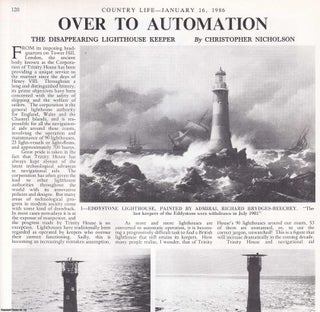 Item #419641 The Disappearing Lighthouse Keeper: Converting Lighthouses to Automatic Operation....