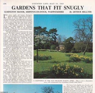 Item #419872 The Gardens of Ilmington Manor, Shipston-on-Stour, Warwickshire. Several pictures...