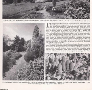 Item #419976 Garden at Barnhourie Mill, Dumfries and Galloway. Several pictures and accompanying...