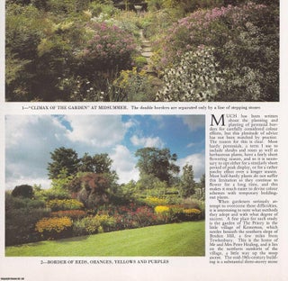 Item #420011 Garden of The Priory, Kemerton, Worcestershire. Several pictures and accompanying...