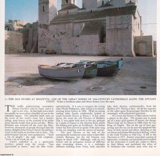 Item #420030 The Cathedrals of Bari, Italy. Several pictures and accompanying text, removed from...