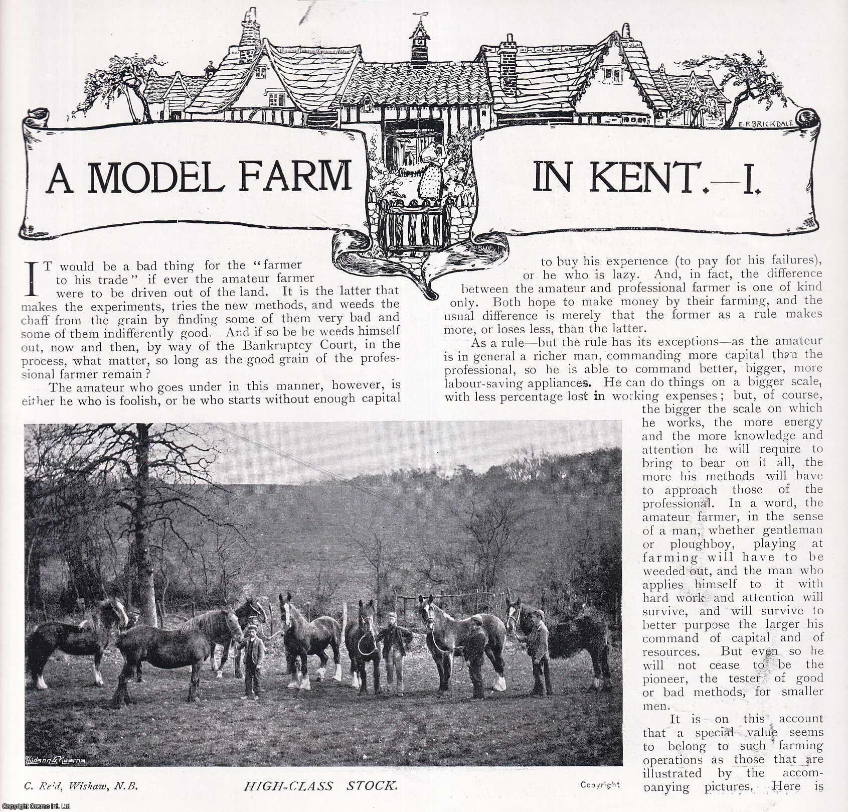 A Model Farm in Kent. Several pictures and accompanying text, removed ...