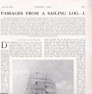 Item #420277 Passages from the Log of the 'Castleton', Part 1, Sailing between Liverpool and...