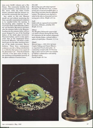 Item #420430 The New Corning Museum of Glass, New York. An original article from The Connoisseur,...