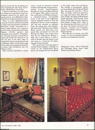 Item #420431 The Hotel Lancaster, Rue de Barri, Paris: A Sense of a Lost Age of Elegance. An...
