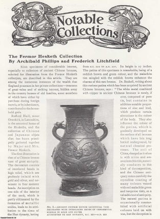 Item #420533 Chinese Bronzes from the Fermor Hesketh Collection. An original article from The...