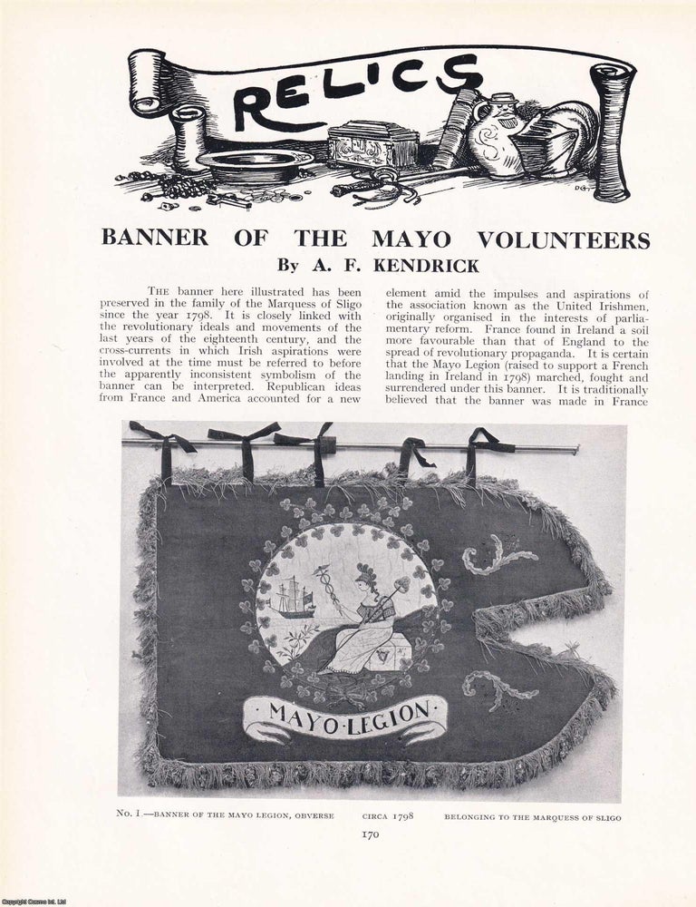 Item #421178 The Banner of the Mayo Volunteers, circa 1798, belonging to the Marquess of Sligo....