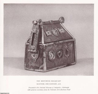 Item #421245 The Scottish Eighth Century Monymusk Reliquiary. An original article from The...