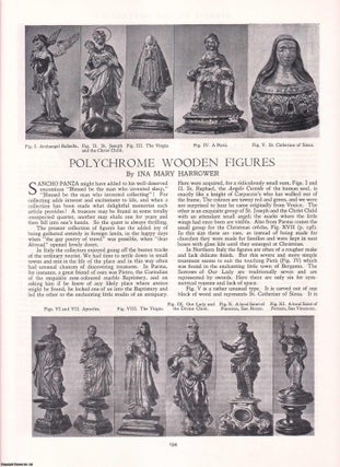 Item #421581 Polychrome Wooden Figures. An original article from Apollo, International Magazine...