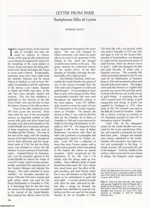 Item #421691 Sumptuous Silks at Lyons. An original article from Apollo, International Magazine of...