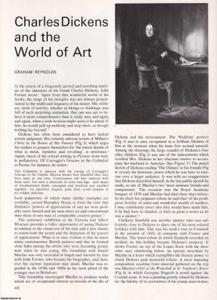 Item #421745 Charles Dickens and the World of Art. An original article from Apollo, International...