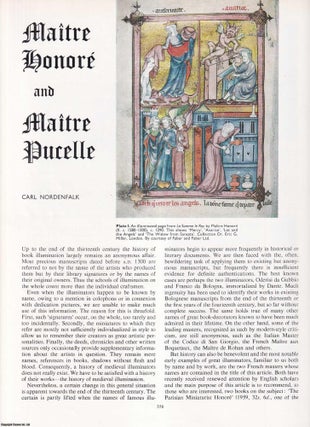 Thirteenth Century Book Illumination: Maitre Honore and Maitre Pucelle. An. Carl Nordenfalk.