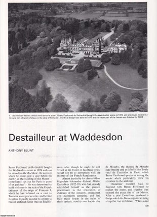 Item #421880 Destailleur at Waddesdon: A French Chateau in the Style of Francois I for Baron...