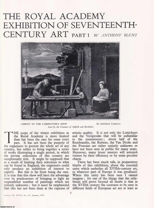 Item #422231 The Royal Academy Exhibition of Seventeenth-Century Art. An original article from...