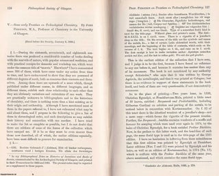 Item #422858 Early Treatises on Technological Chemistry. This is an original article from the...