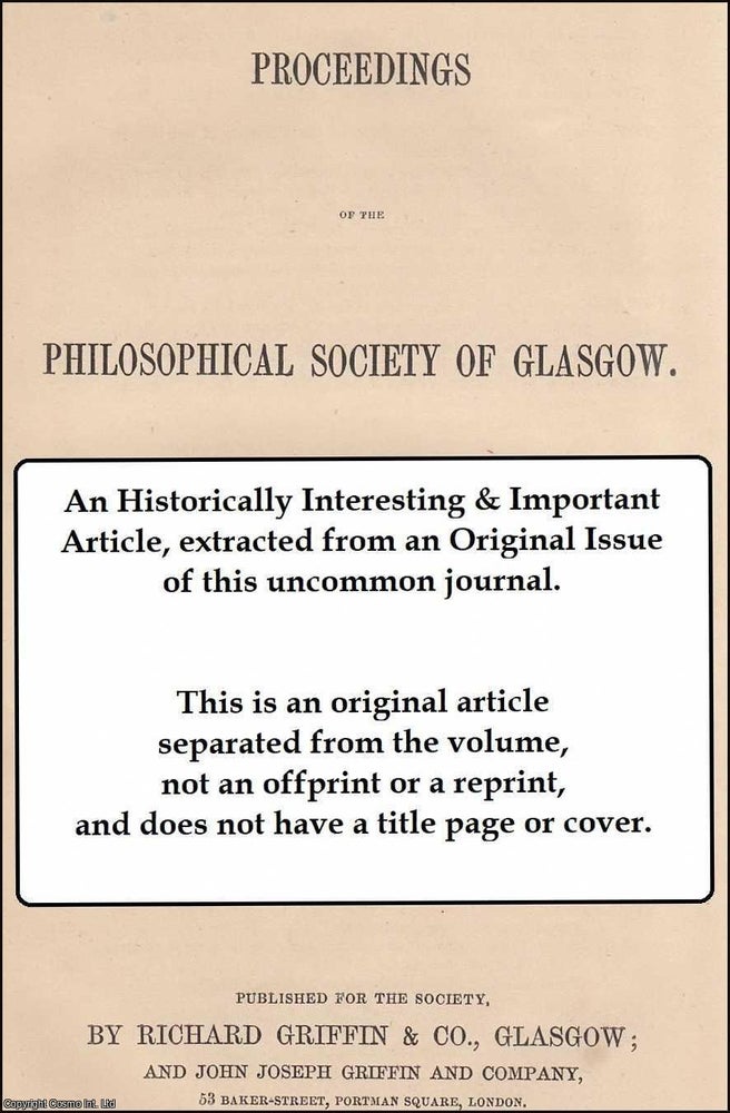 Item #422917 On the Reclamation of Waste Lands in the Clyde Estuary, in relation to the Disposal...
