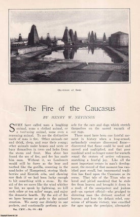 Item #423466 Baku Oil-Fields: The Fire of the Caucasus. This is an original article from the...