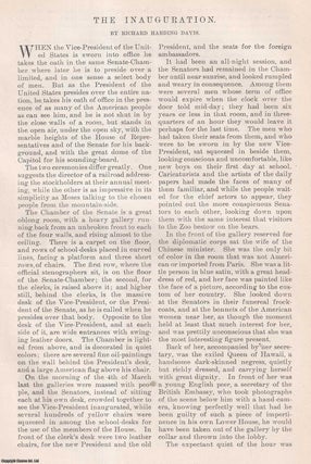Item #423597 The Inauguration of President William McKinley. This is an original article from the...