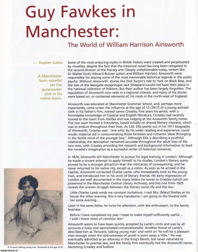 Item #423663 Guy Fawkes in Manchester: The World of Manchester born Novelist, William Harrison...