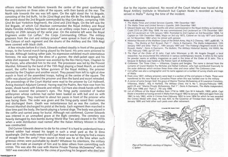 Item #423851 Courts Martial and Military Executions in Malta: The Case of Gunner John Edwards RA....