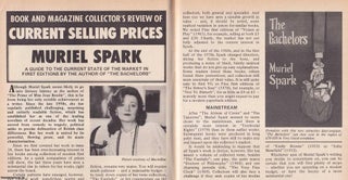 Item #500534 Muriel Spark : A Guide to her First Editions. This is an original article separated...