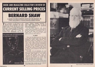 Item #500551 Bernard Shaw : First Editions of Shaw's Major Prose Works. This is an original...
