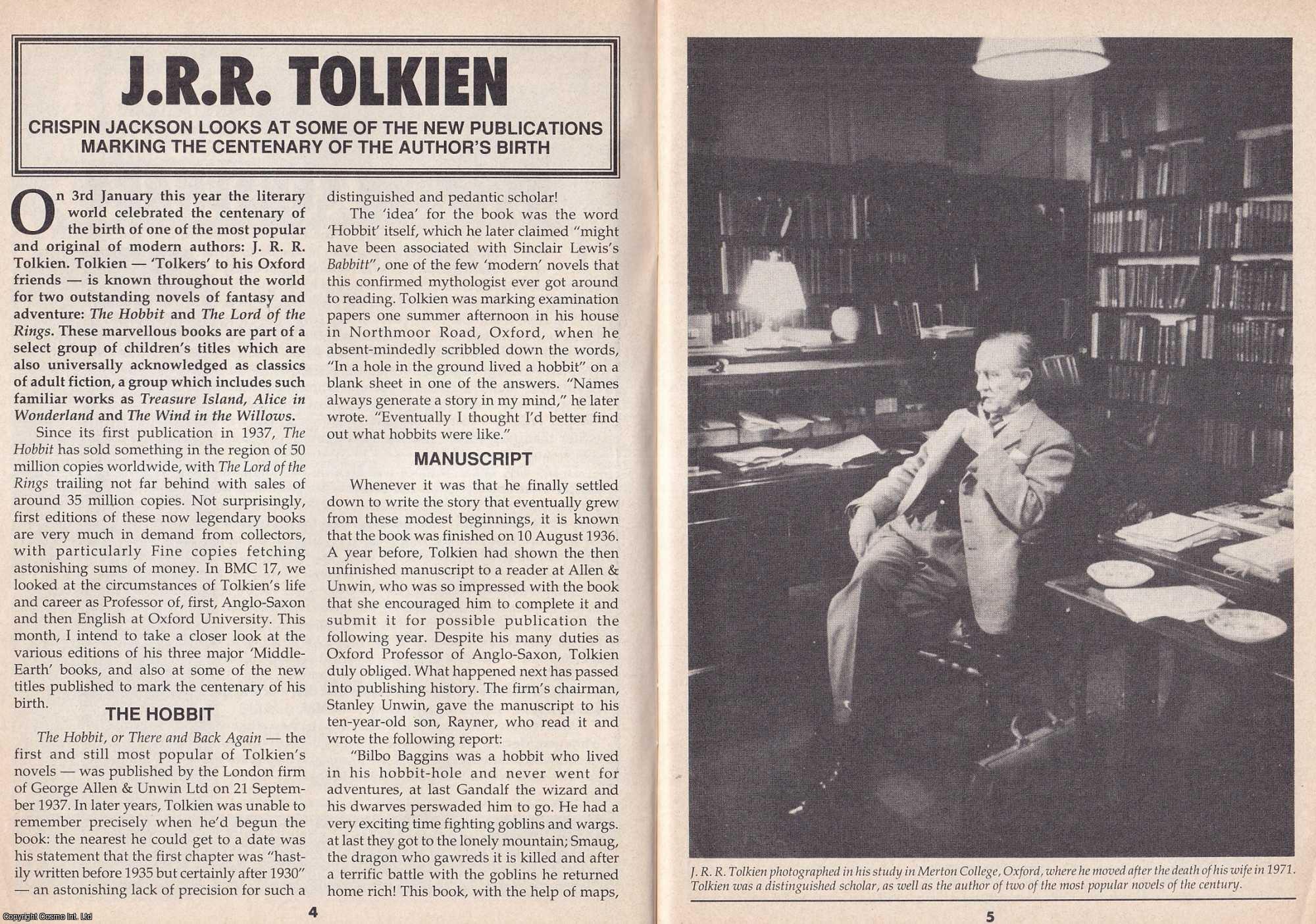 J. R. R. Tolkien : A Survey of His Life and Works. By Crispin Jackson ...