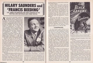 Item #500605 Hilary Saunders : Francis Beeding. Best selling historian & crime writer. This is an...