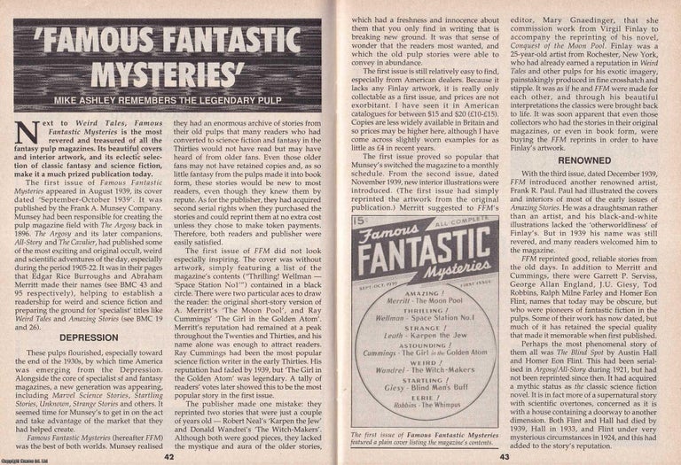 Item #500617 Famous Fantastic Mysteries : A Legendary Pulp of Rediscovered Classics. By Mike...