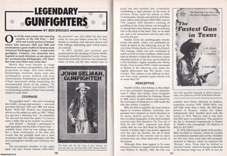 Item #500638 Legendary Gunfighters. This is an original article separated from an issue of The...