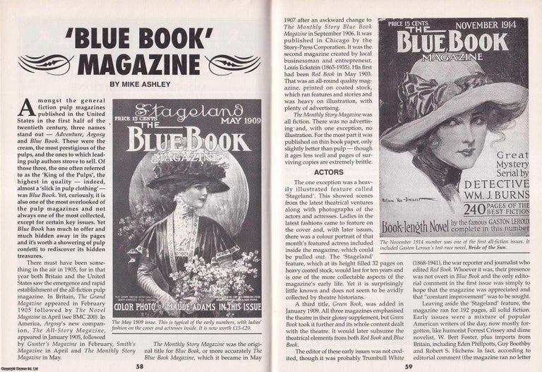 Item #500650 Blue Book Magazine : A Pulp Powerhouse of Adventure and Romance. By Mike Ashley....