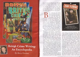 Item #500768 British Crime Writing : An Encyclopedia. This is an original article separated from...
