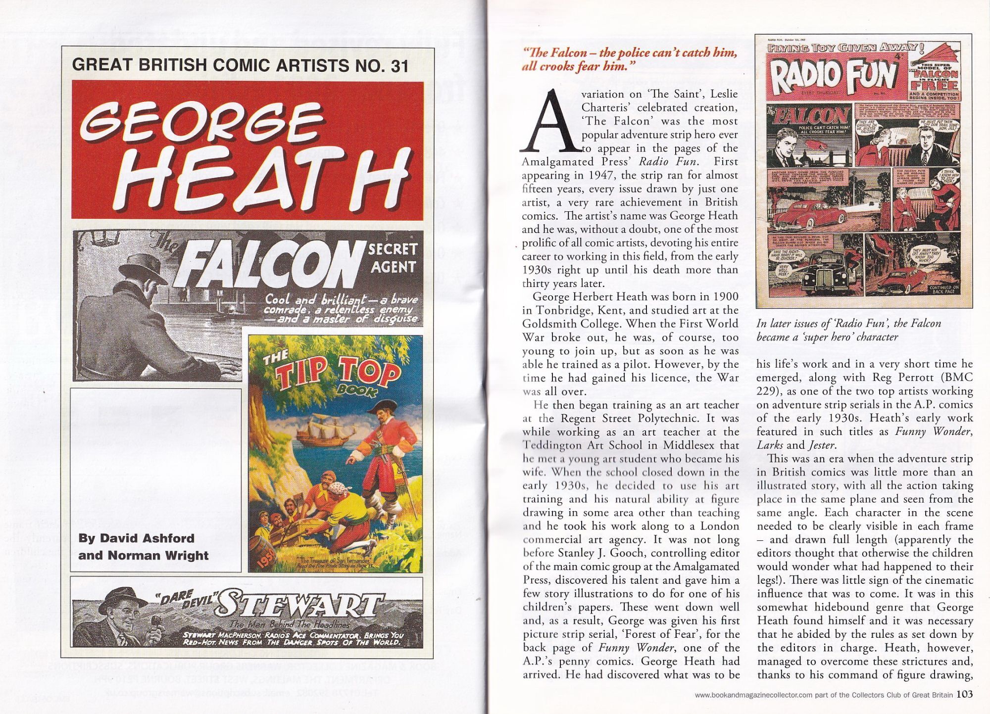 George Heath : A Notable Hand in British Comic Art. By Norman Wright ...