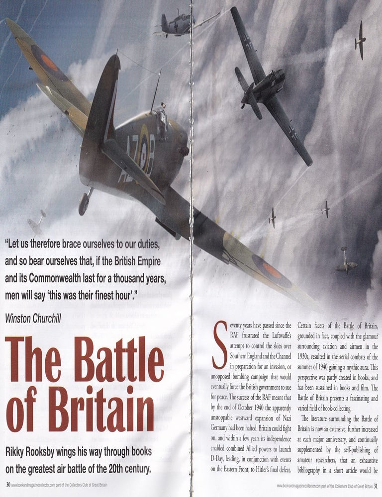 The Battle of Britain : Key Books on the Greatest Air Battle. By Rikky ...