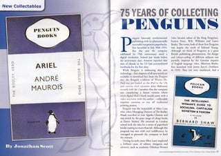 Item #500798 75 Years of collecting Penguin books. This is an original article separated from an...
