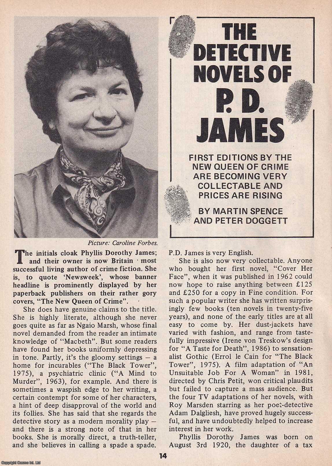 P. D. James : The Detective Novels of a Modern Crime Master. By Martin ...