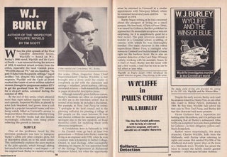 Item #501157 W.J. Burley : Author of The Inspector Wycliffe Novels. This is an original article...