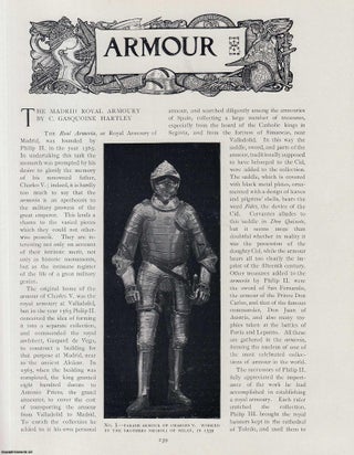 Item #501931 The Madrid Royal Armoury. An original article from The Connoisseur, 1902. C....