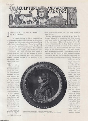 Item #502029 Jewelled Waxes and Others. An original article from The Connoisseur, 1904. B. Kendell