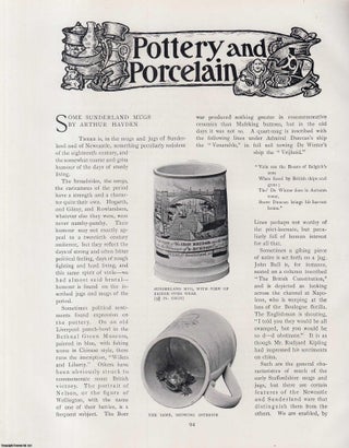 Item #502058 Some Sunderland Mugs. An original article from The Connoisseur, 1904. Arthur Hayden