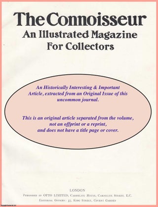 Item #502681 Marvellous Jewels of The Ancients. An original article from The Connoisseur, 1913....