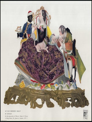 Imitations of Dresden China Pottery & Porcelain. An original article from The Connoisseur, 1917.