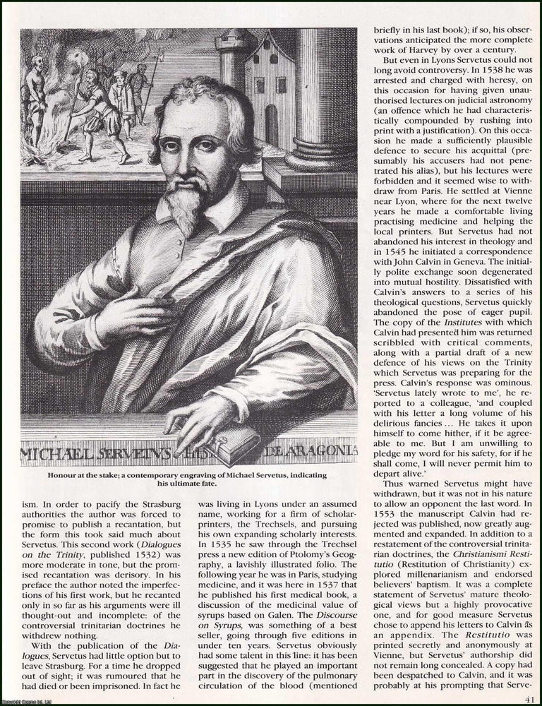 Item #503219 Michael Servetus & The Limits of Tolerance : How Life & Death of a Radical Religious...