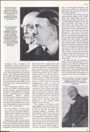 Item #503307 Hitler & Carlyle's Historical Greatness. An original article from the History Today...