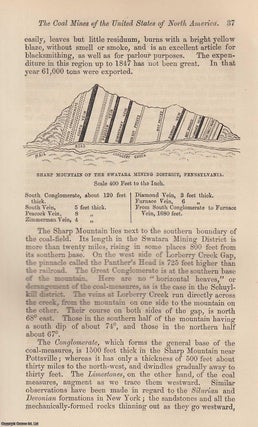 Item #504518 The Coal Mines of The United States of North America. An original uncommon article...