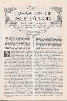Item #504641 The Treasure of Isle D'Croix : this remarkable story concerns a ship, with a cargo...