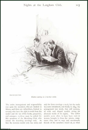 Item #504722 Nights at The Langham Club : Artists Society & The Affiliated Sketching Club. An...