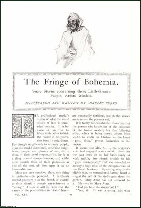 Item #504729 The Fringe of Bohemia : some stories concerning those little-known people, artists...