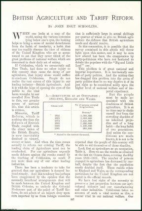 Item #504894 British Agriculture & Tariff Reform. An original article from the Windsor Magazine,...