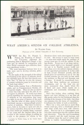 Item #504896 What America Spends on College Athletics. An original article from the Windsor...